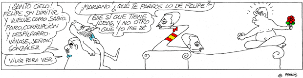 Rajoy elogia a Felipe González