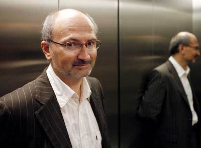 El  director de la redacción de  Le Monde  Eric Fottorino.