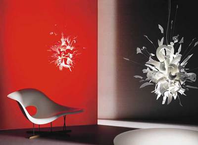 Lámpara  Porca miseria , de Ingo Maurer.