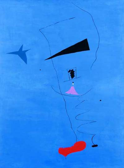  Blue star,   1927,  de Joan Miró.