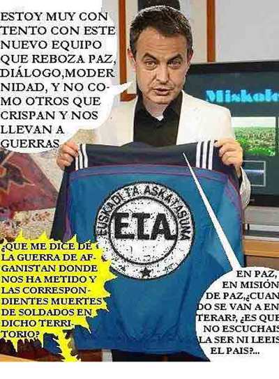 Imagen de uno de los  blogs  al que se accedía desde la  web  de Rajoy.