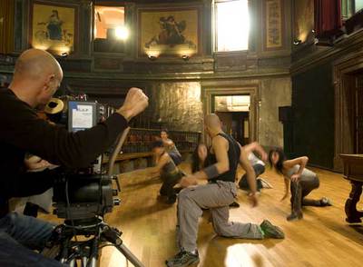 Entrenamiento en  Fama. ¡A bailar! 