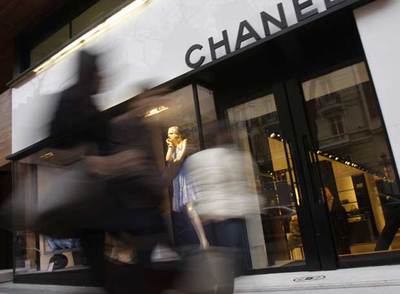Escaparate de la tienda de Chanel en José Ortega y Gasset, una de las calles de la capital donde hay más  boutiques  de lujo.
