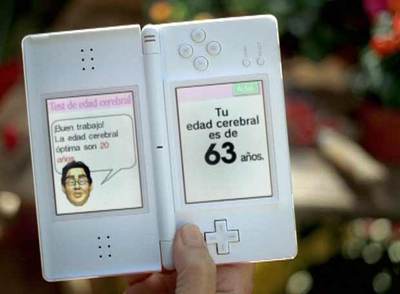 Pantalla de  Brain training  con el resultado del test.