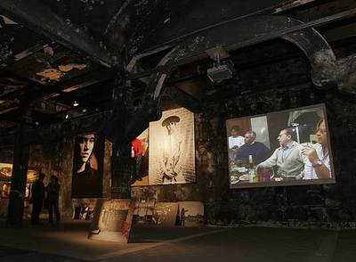 La cámara frigorífica del matadero de Madrid, hoy el espacio para exposiciones.