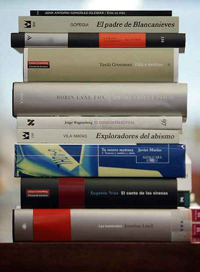 Ejemplares de los diez libros del año seleccionados por  Babelia. 