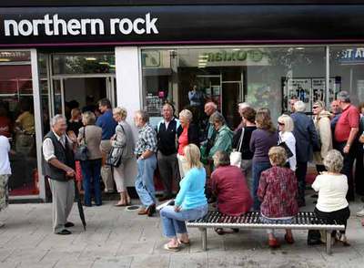 Northern Rock es, hasta ahora, la víctima más visible de la crisis  subprime . En septiembre, miles de clientes   retiraron sus ahorros del banco británico.
