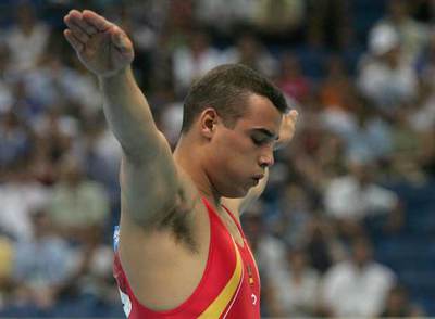 Deferr, durante los Juegos de Atenas 2004.