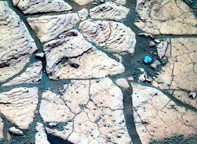 Rocas de Marte con jarosita analizadas por el  Opportunity. 