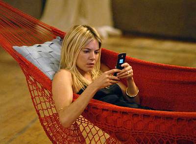 Sienna Miller, en un fotograma de  Interview .