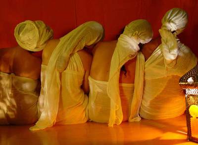 Una escena de  La piel del agua , del grupo Teatro en el Aire.