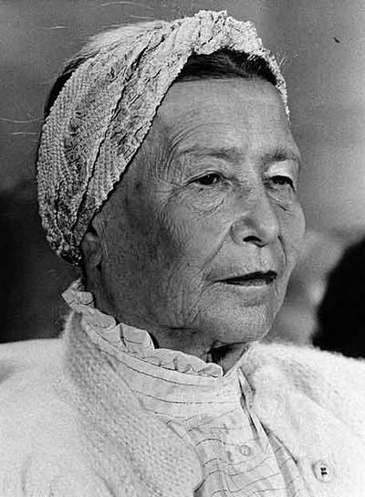Simone de Beauvoir.
