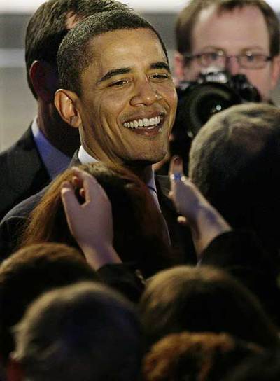El senador Barack Obama.