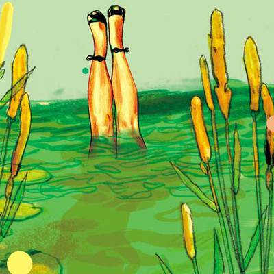 Una ilustraciones del libro de Sonia Pulido  Cromos de Luxe. 