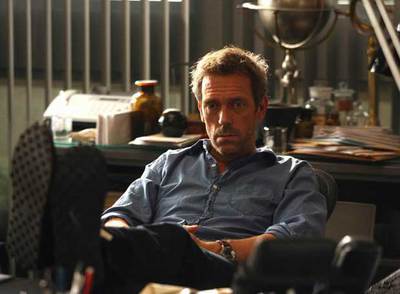 Hugh Laurie, en una escena de la cuarta temporada de  House.   