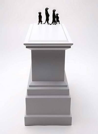 Tracey Emin propone colocar suricatos sobre el pedestal de la plaza.