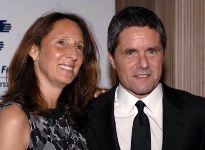 Jill y Brad Grey, cuando eran pareja.