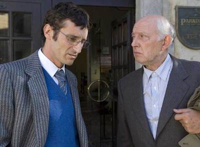 Carlos Chamarro (izquierda) y Álvaro de Luna en  El prado de las estrellas .