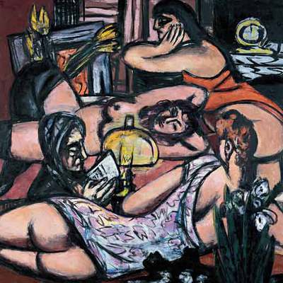  Begin the Beguine  (1946), de Max Beckmann, expuesto en el University Michigan Museum of Art.