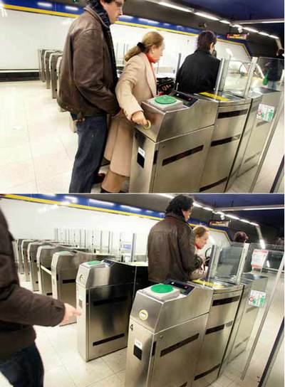 CÓMO COLARSE EN EL METRO