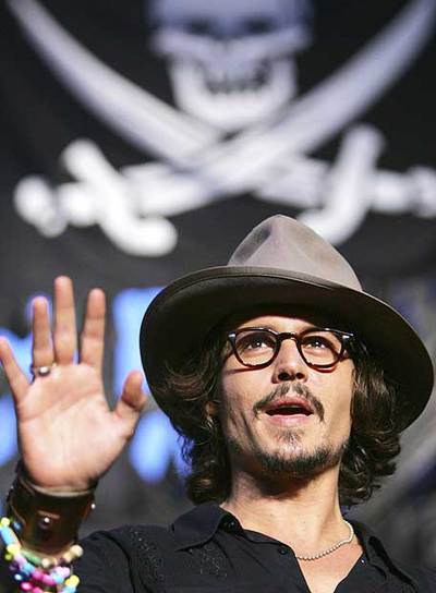 Depp, ayer en Tokio.