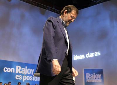 Mariano Rajoy, durante las jornadas  Diálogo Digital Popular,  celebradas ayer por el PP en Madrid.