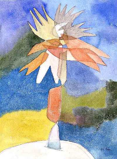 Joven palmera,  de Paul Klee.
