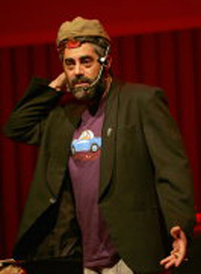 Carlos Blanco, en uno de sus espectáculos.