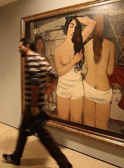 Exposición de Paul Delvaux en Málaga.