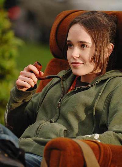 Ellen Page, en un fotograma de  Juno. 