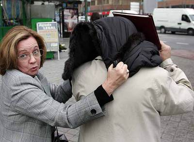 Uno de los funcionarios que declaró ayer en los juzgados de la plaza de Castilla por el  caso Guateque. 