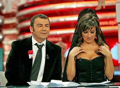 Jorge Javier Vázquez y Carmen Alcayde, en el último programa de  Aquí hay tomate. 