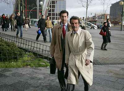 Joaquín Fernández de Castro (a la derecha), uno de los imputados en el  caso Guateque .