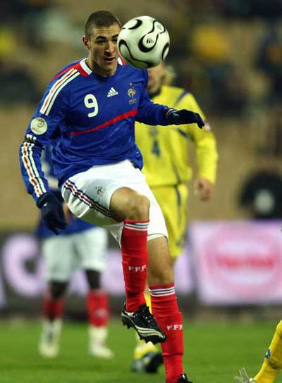 Benzema, con Francia.