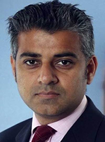 El diputado laborista Sadiq Khan.
