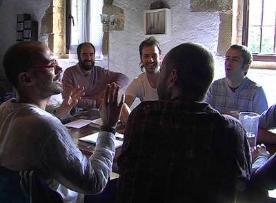 De izquierda a derecha, Siminiani, Rosales, Isaki Lacuesta, Franco y Berdejo.