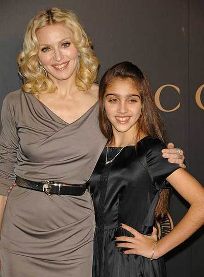 Madonna, con su hija Lourdes.
