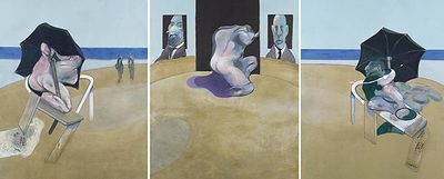  Tríptico 1974-77,  de Francis Bacon.