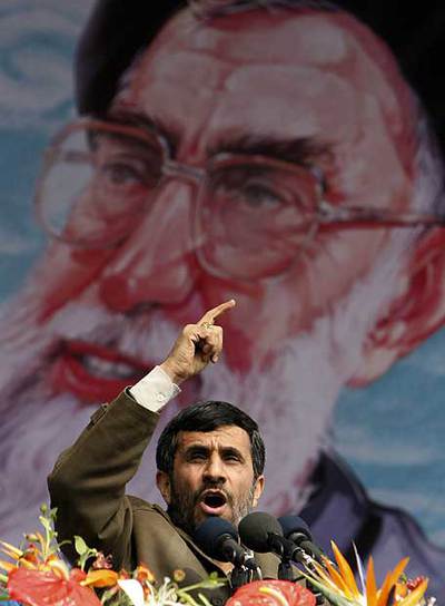 El presidente iraní, Mahmud Ahmadineyad, en Teherán.
