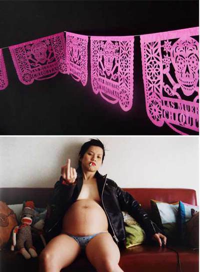 De Arriba a abajo:   Las muertes chiquitas,  de Mireia Sallarés y  Sin título,  de Yurie Nagashima.