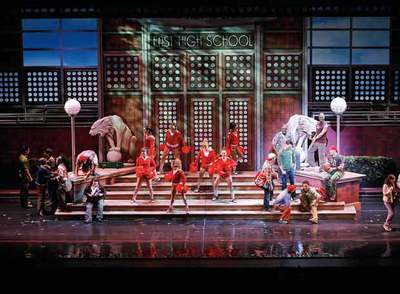 Un momento de la representación de 'High School Musical'.