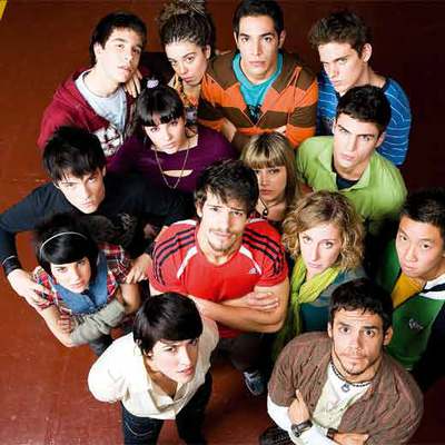 Los actores principales de la serie de Antena 3  Física o química. 