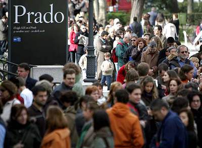 Lleno en la 'milla de oro cultural'