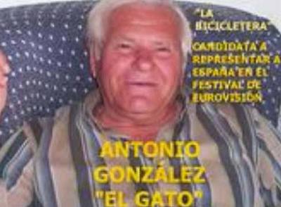 Antonio Gonzalez,  El Gato ,  que cantará el tema  La bicicleta .