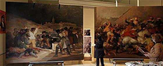 Las viejas heridas de guerra  de Goya cicatrizan en el Prado