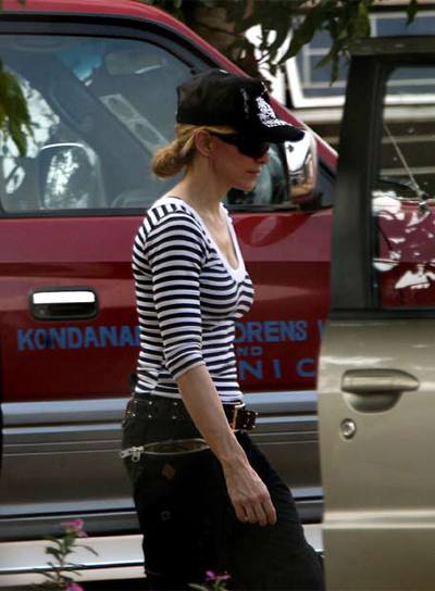 La cantante Madonna.