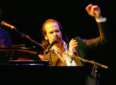 Nick Cave durante un concierto en Málaga