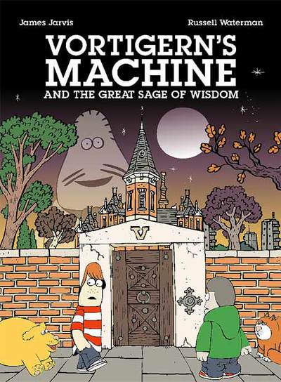 Portada de la novela ilustrada  Vortigern's machine .