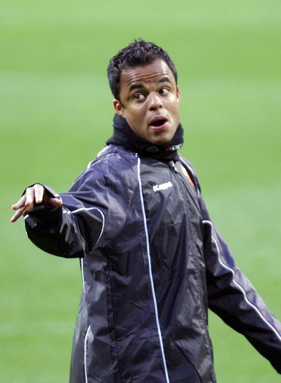 Mancini, en el Bernabéu.