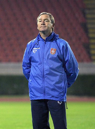 Clemente, en su etapa como seleccionador de Serbia.